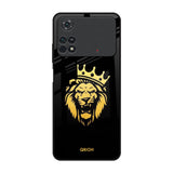 Lion The King Poco M4 Pro Glass Back Cover Online