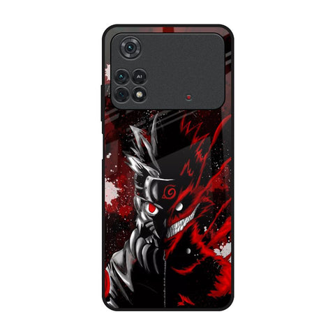Dark Character Poco M4 Pro Glass Back Cover Online