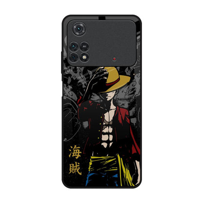 Dark Luffy Poco M4 Pro Glass Back Cover Online