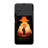 Luffy One Piece Poco M4 Pro Glass Back Cover Online