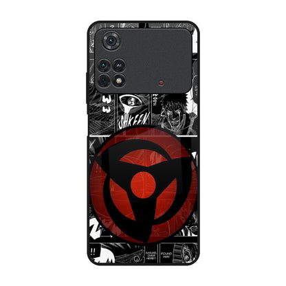 Sharingan Poco M4 Pro Glass Back Cover Online