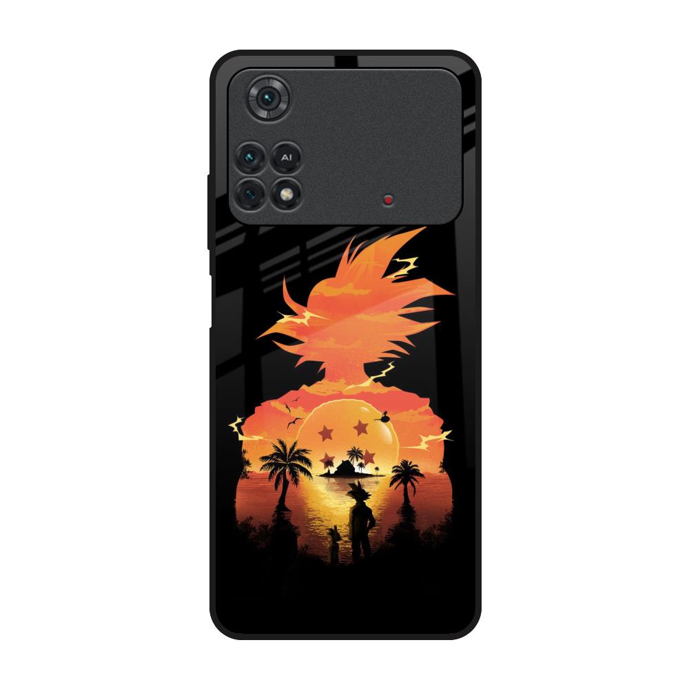 Japanese Paradise Poco M4 Pro Glass Back Cover Online
