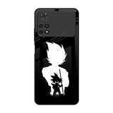Monochrome Goku Poco M4 Pro Glass Back Cover Online