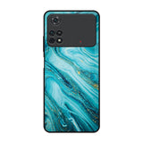 Ocean Marble Poco M4 Pro Glass Back Cover Online