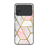 Geometrical Marble Poco M4 Pro Glass Back Cover Online