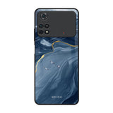 Deep Ocean Marble Poco M4 Pro Glass Back Cover Online
