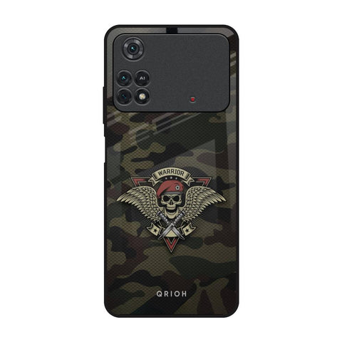 Army Warrior Poco M4 Pro Glass Back Cover Online