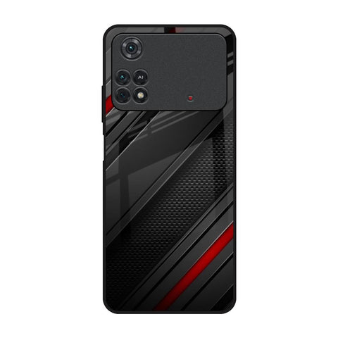Modern Abstract Poco M4 Pro Glass Back Cover Online