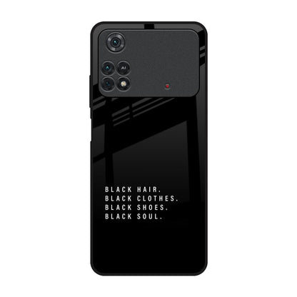 Black Soul Poco M4 Pro Glass Back Cover Online
