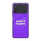 Make it Happen Poco M4 Pro Glass Back Cover Online