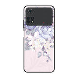 Elegant Floral Poco M4 Pro Glass Back Cover Online