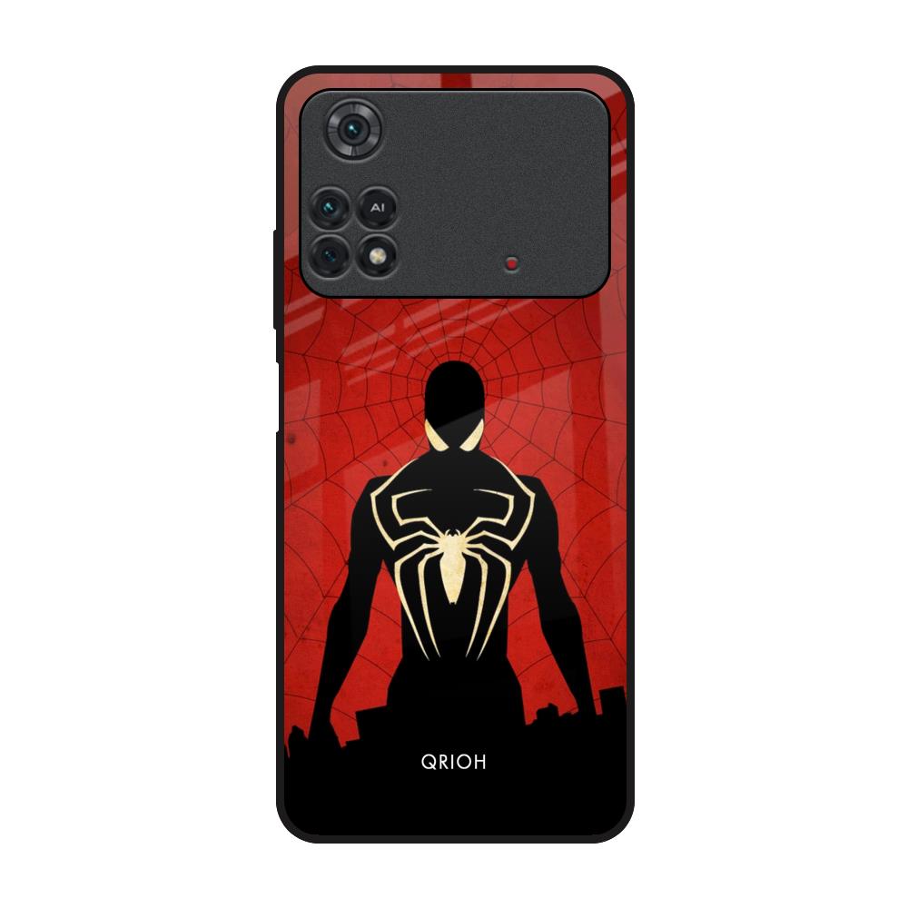 Mighty Superhero Poco M4 Pro Glass Back Cover Online
