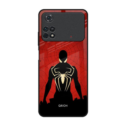 Mighty Superhero Poco M4 Pro Glass Back Cover Online