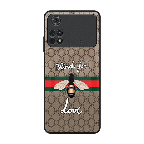Blind For Love Poco M4 Pro Glass Back Cover Online