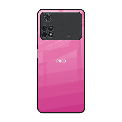 Pink Ribbon Caddy Poco M4 Pro Glass Back Cover Online