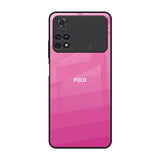 Pink Ribbon Caddy Poco M4 Pro Glass Back Cover Online