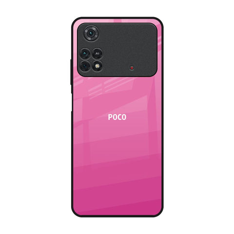 Pink Ribbon Caddy Poco M4 Pro Glass Back Cover Online