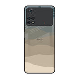 Abstract Mountain Pattern Poco M4 Pro Glass Back Cover Online