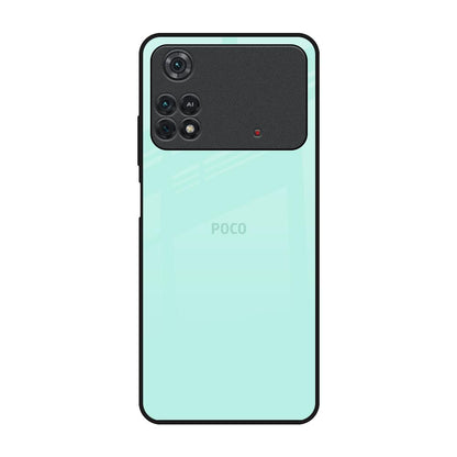 Teal Poco M4 Pro Glass Back Cover Online