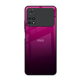Purple Ombre Pattern Poco M4 Pro Glass Back Cover Online