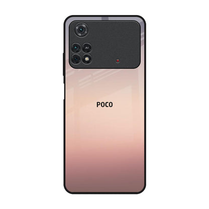 Golden Mauve Poco M4 Pro Glass Back Cover Online