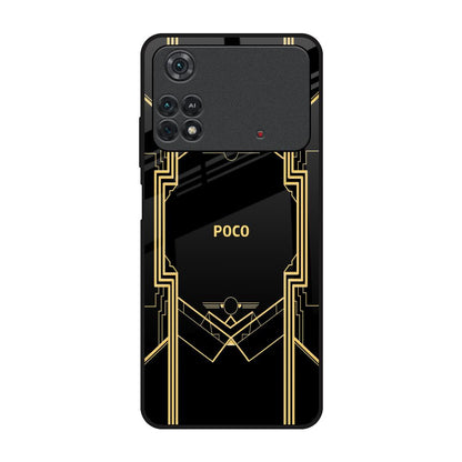 Sacred Logo Poco M4 Pro Glass Back Cover Online