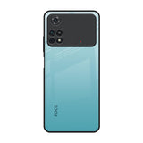 Arctic Blue Poco M4 Pro Glass Back Cover Online