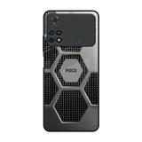 Hexagon Style Poco M4 Pro Glass Back Cover Online