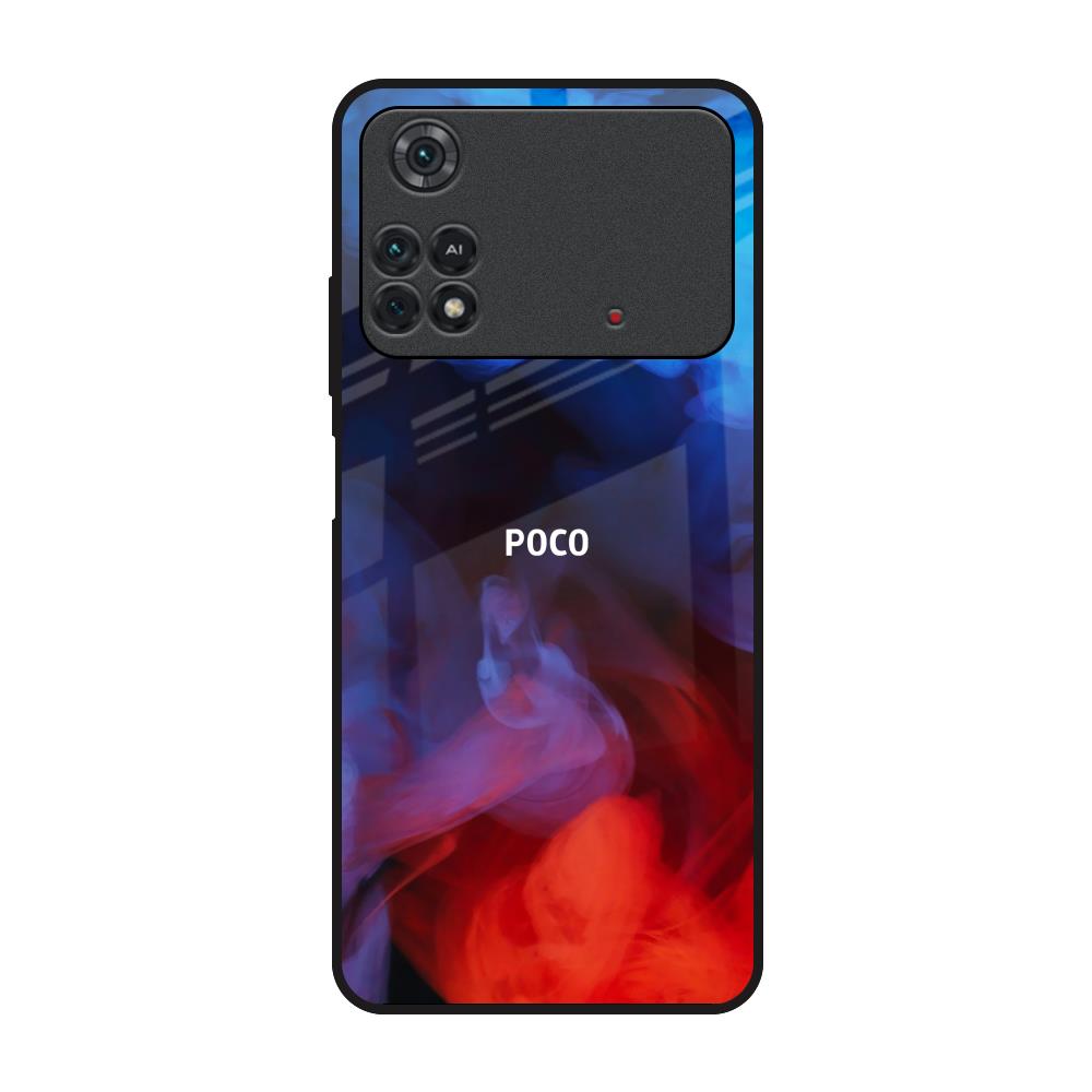Dim Smoke Poco M4 Pro Glass Back Cover Online