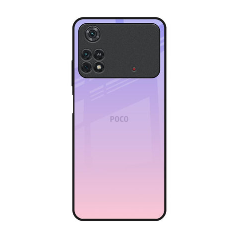 Lavender Gradient Poco M4 Pro Glass Back Cover Online