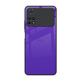 Amethyst Purple Poco M4 Pro Glass Back Cover Online