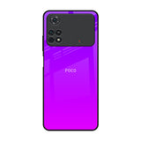 Purple Pink Poco M4 Pro Glass Back Cover Online