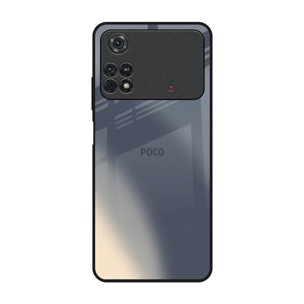 Metallic Gradient Poco M4 Pro Glass Back Cover Online