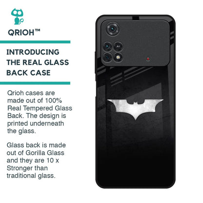 Super Hero Logo Glass Case for Poco M4 Pro