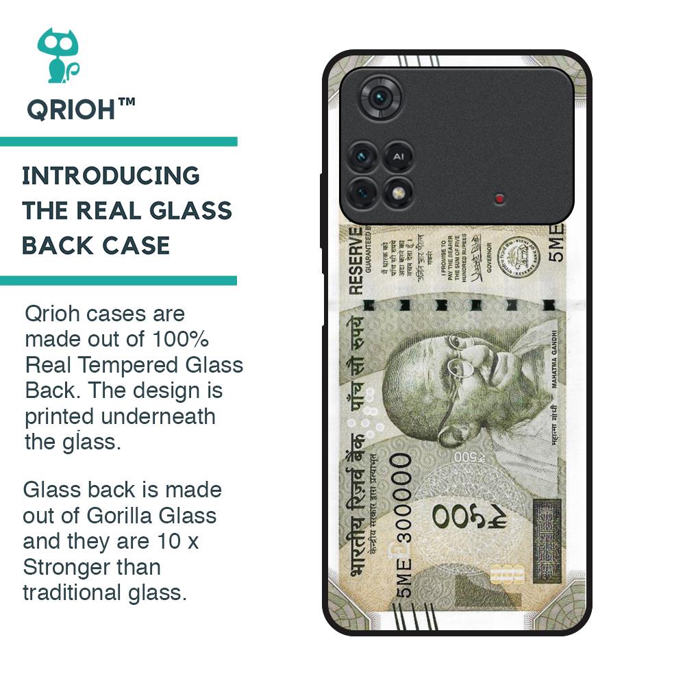 Cash Mantra Glass Case for Poco M4 Pro