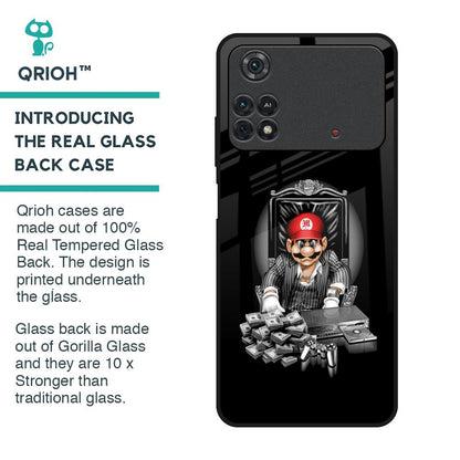 Dark Secret Glass Case for Poco M4 Pro