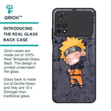 Orange Chubby Glass Case for Poco M4 Pro