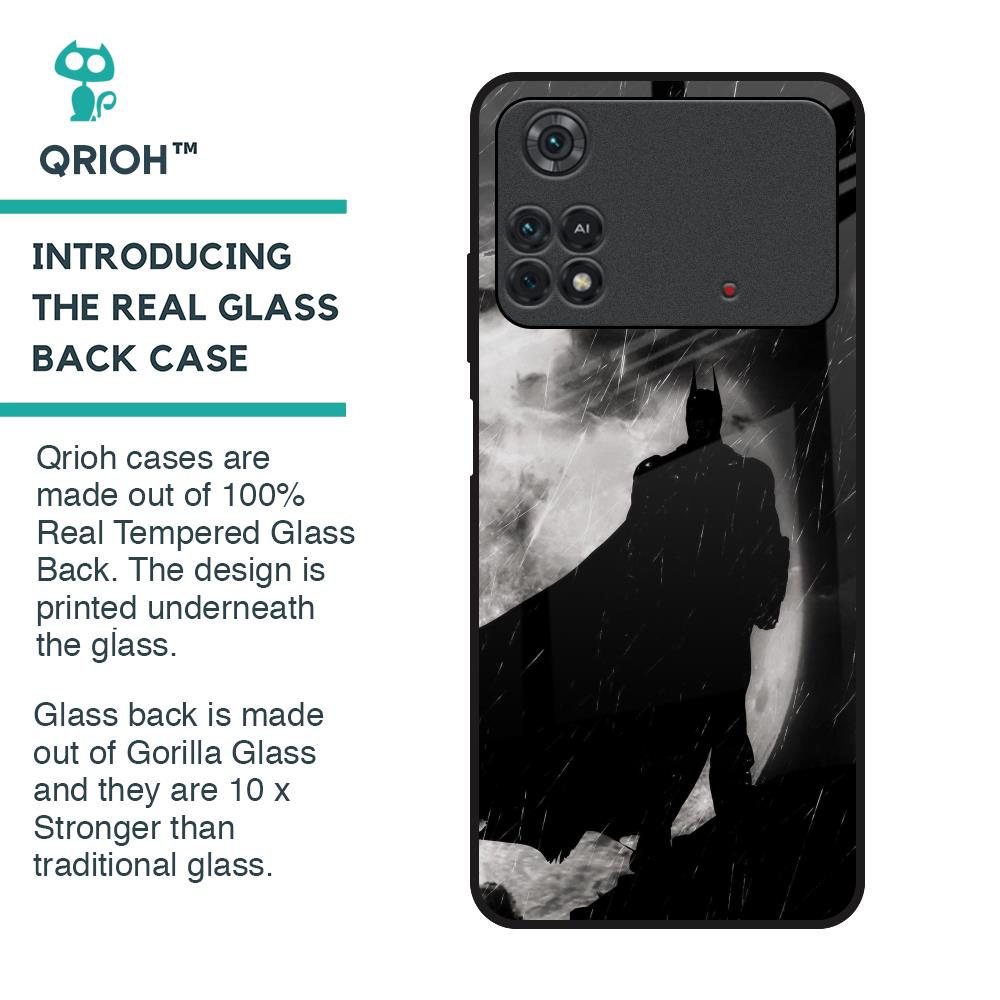 Dark Warrior Hero Glass Case for Poco M4 Pro