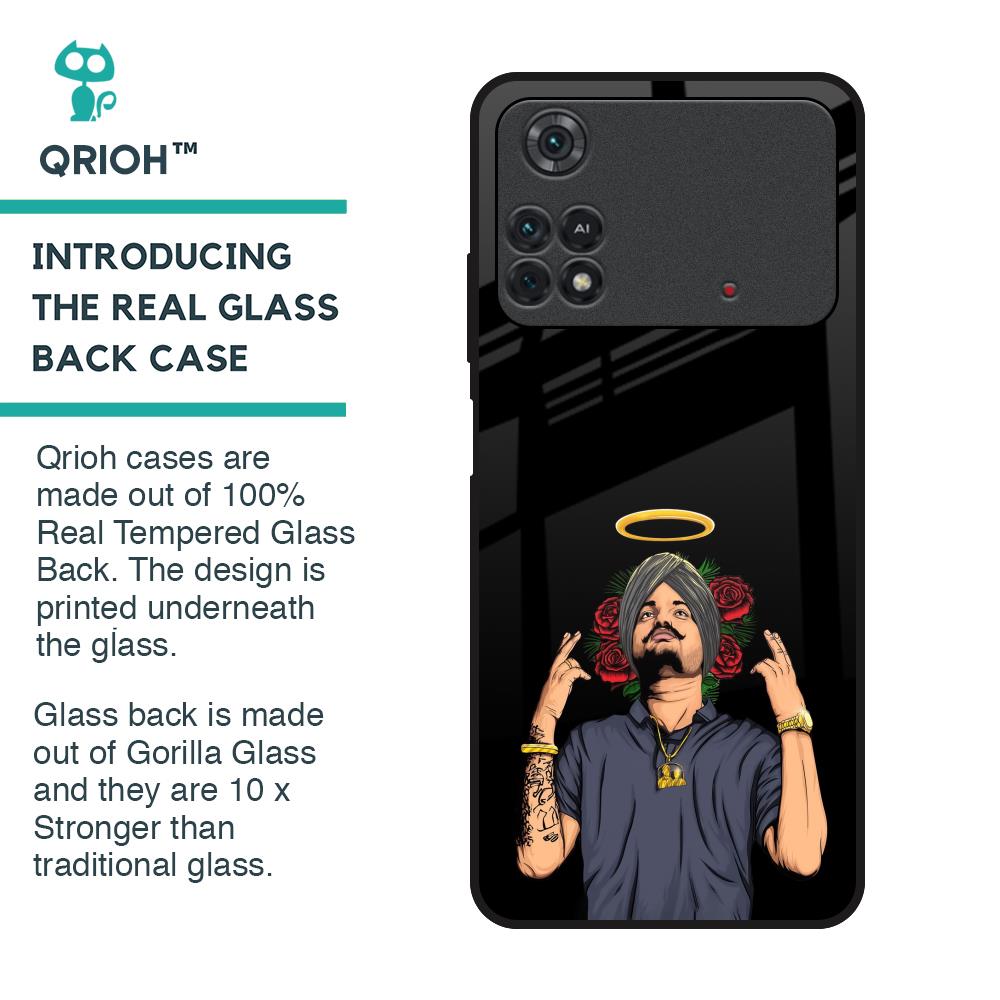 Punjabi Singer Poster Glass Case for Poco M4 Pro