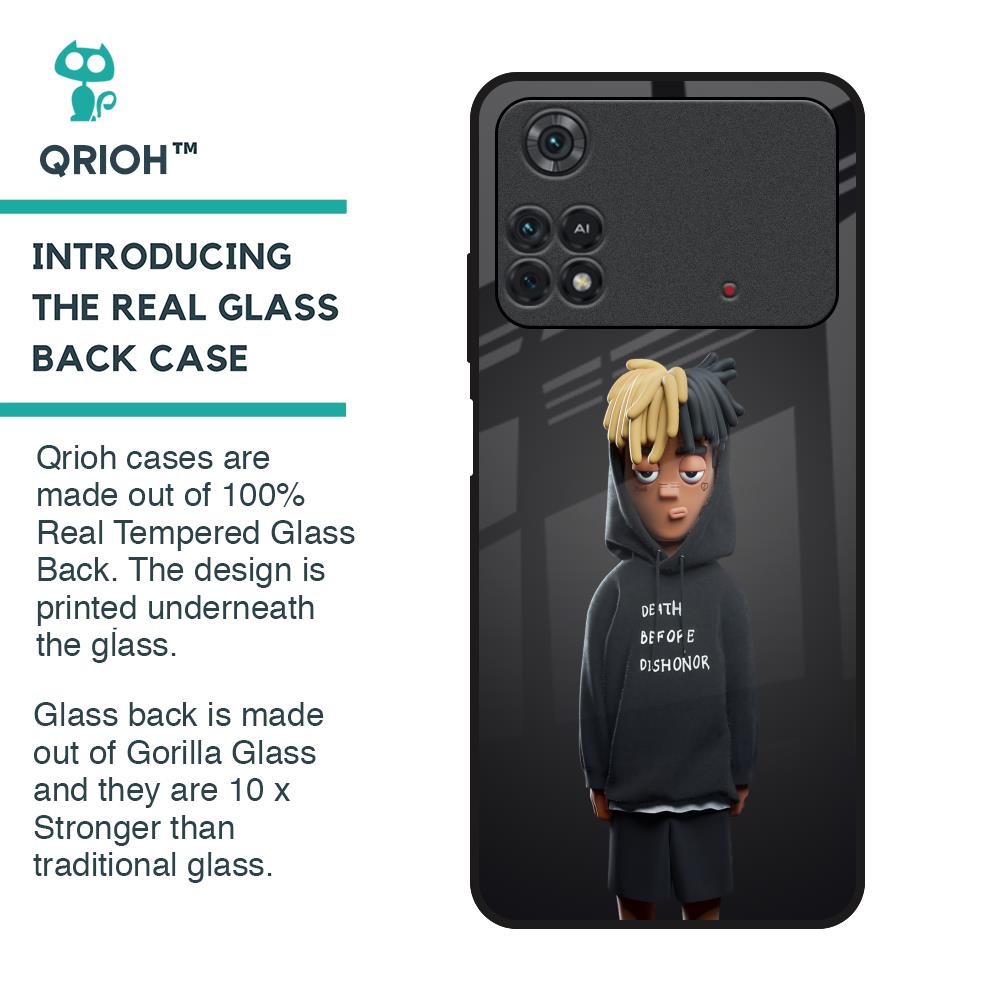 Dishonor Glass Case for Poco M4 Pro