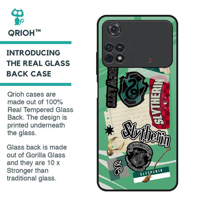 Slytherin Glass Case for Poco M4 Pro