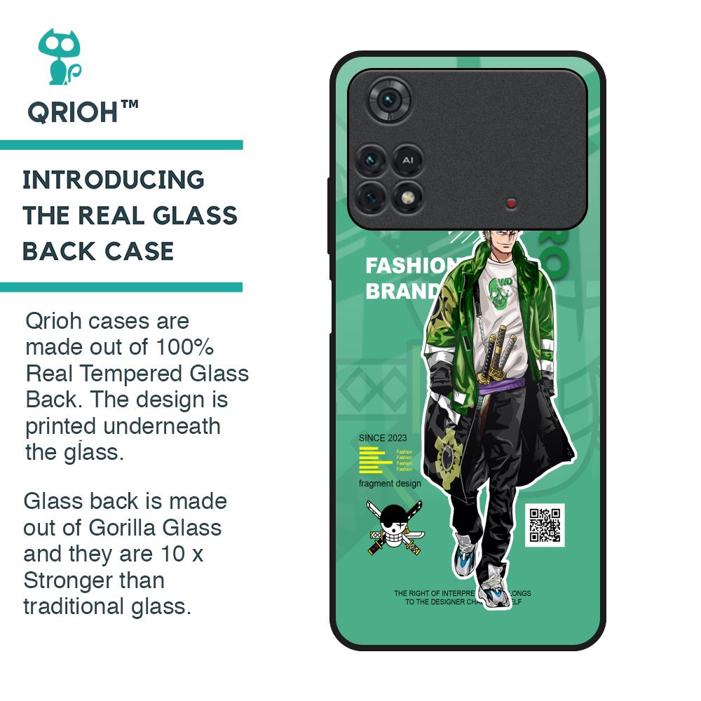 Zoro Bape Glass Case for Poco M4 Pro