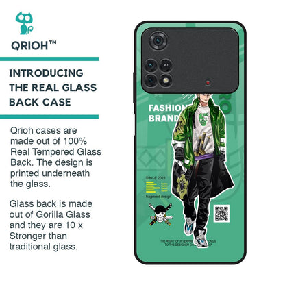 Zoro Bape Glass Case for Poco M4 Pro