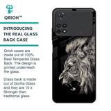 Brave Lion Glass Case for Poco M4 Pro