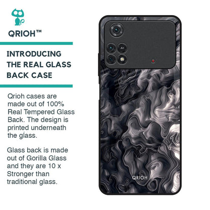 Cryptic Smoke Glass Case for Poco M4 Pro