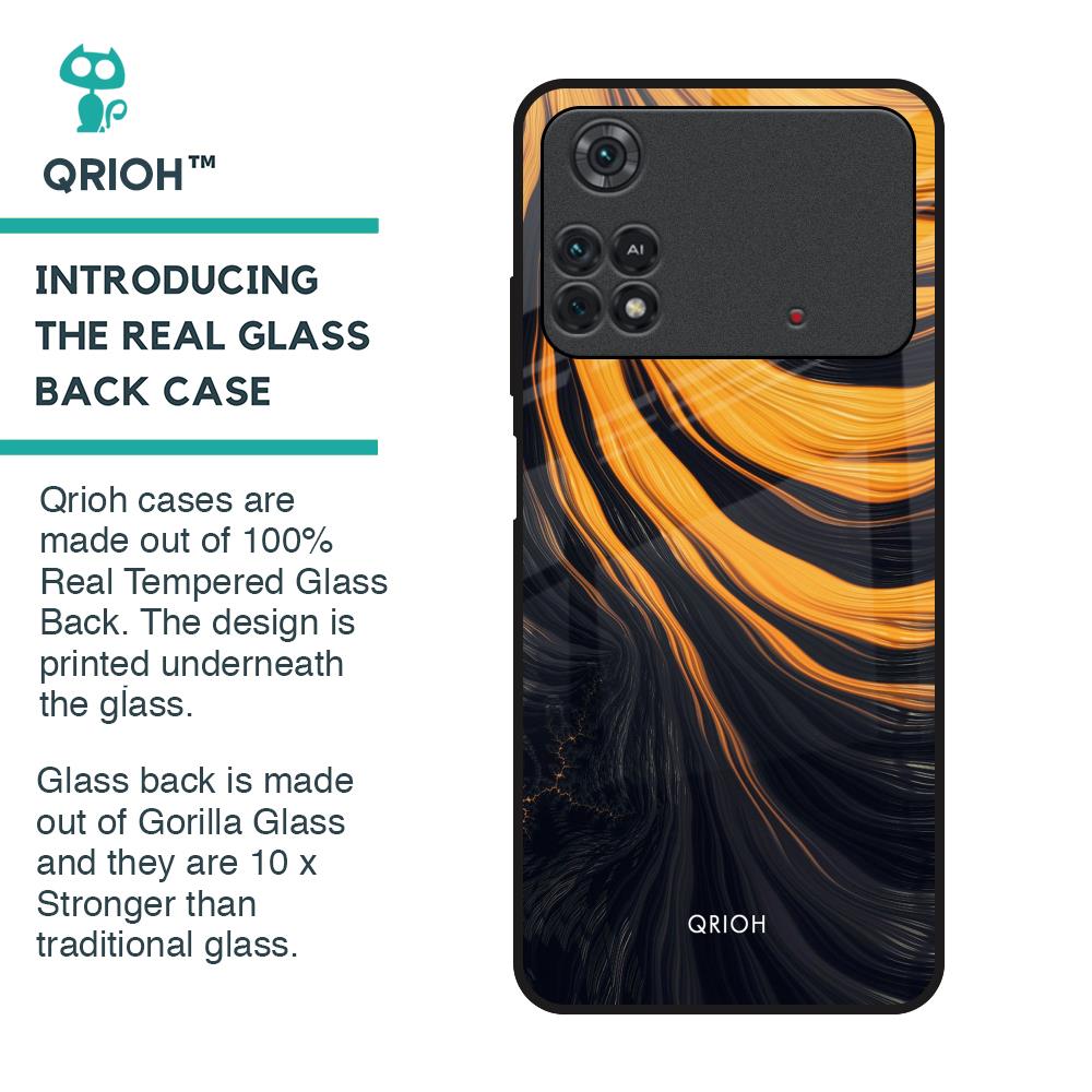 Sunshine Beam Glass Case for Poco M4 Pro