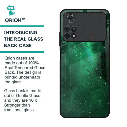 Emerald Firefly Glass Case For Poco M4 Pro