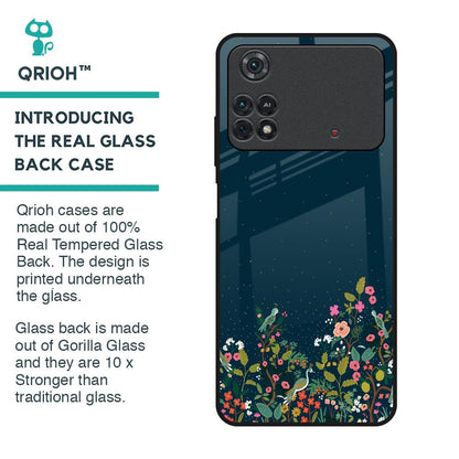 Small Garden Glass Case For Poco M4 Pro