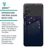 Falling Stars Glass Case For Poco M4 Pro