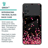 Heart Rain Fall Glass Case For Poco M4 Pro